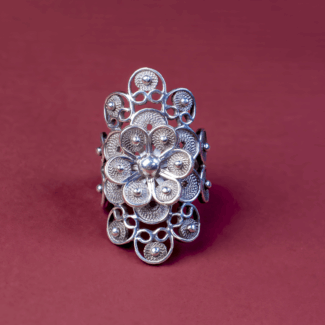 Anillo Filigrana Floral